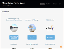 Tablet Screenshot of mountainparkweb.com